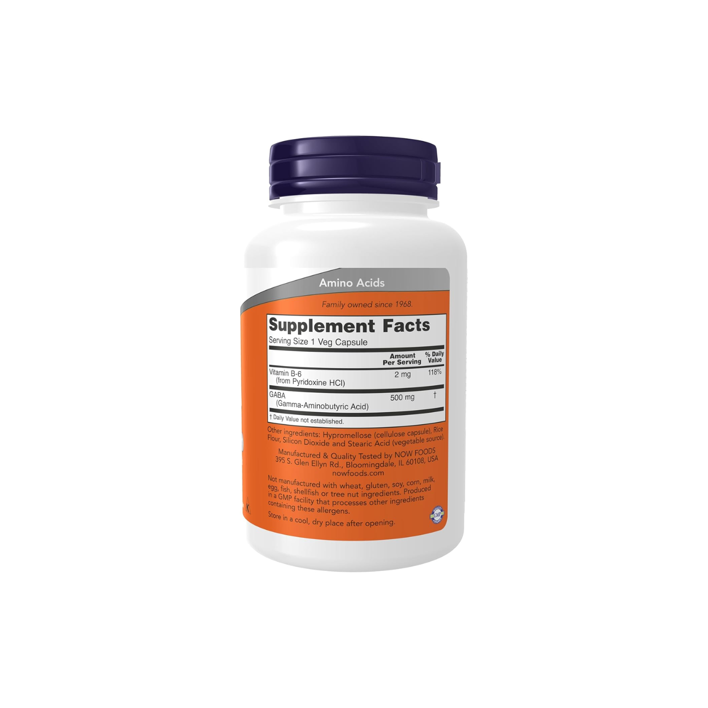 Gaba 500mg - 100 veg capsules