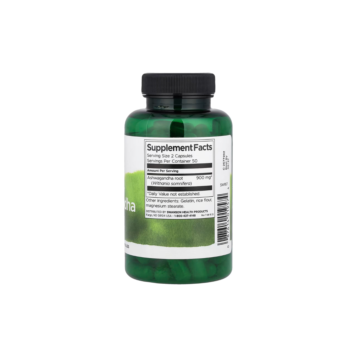 Ashwagandha 450mg - 100 capsulas
