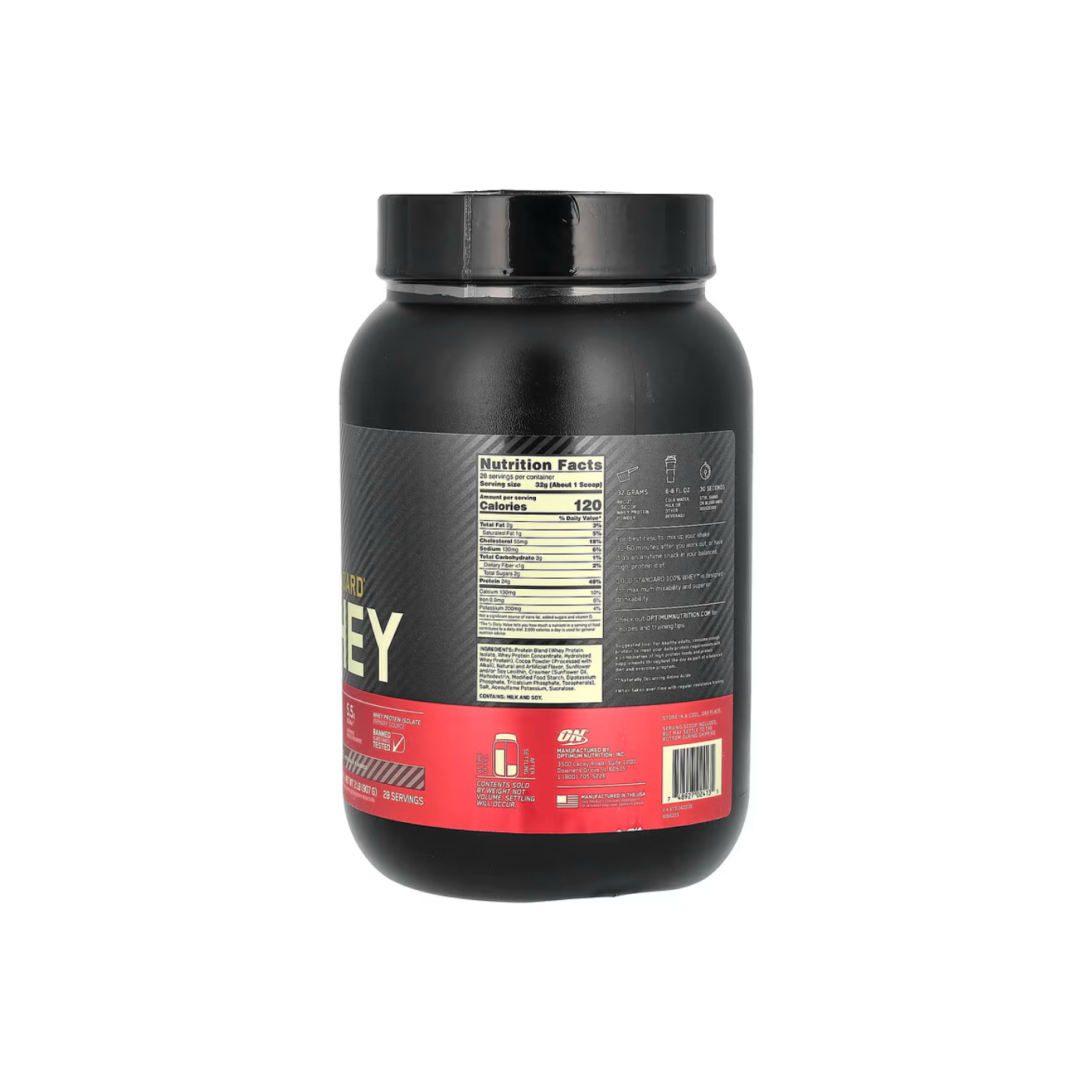 ON Whey Gold 2LB Extreme Milk Chocolate