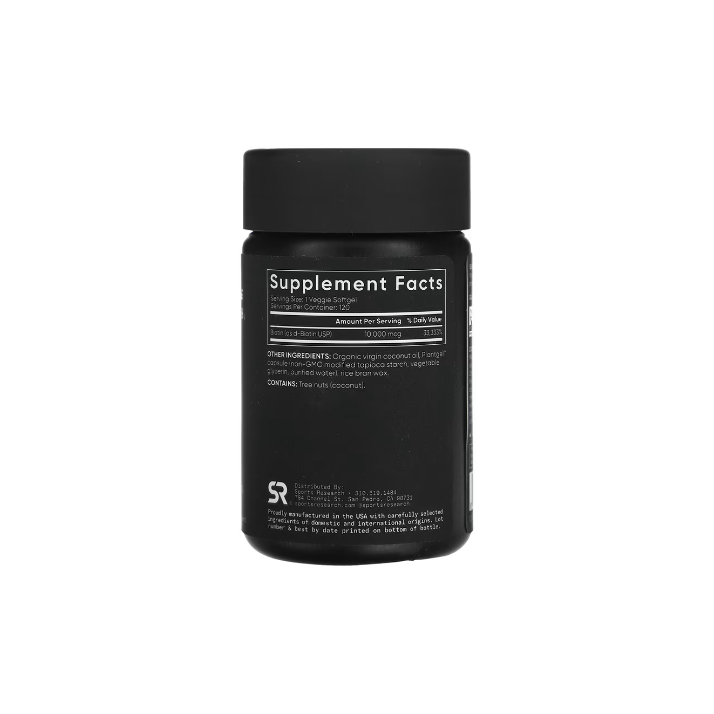 Biotin 10000 mcg 120 veggie softgels