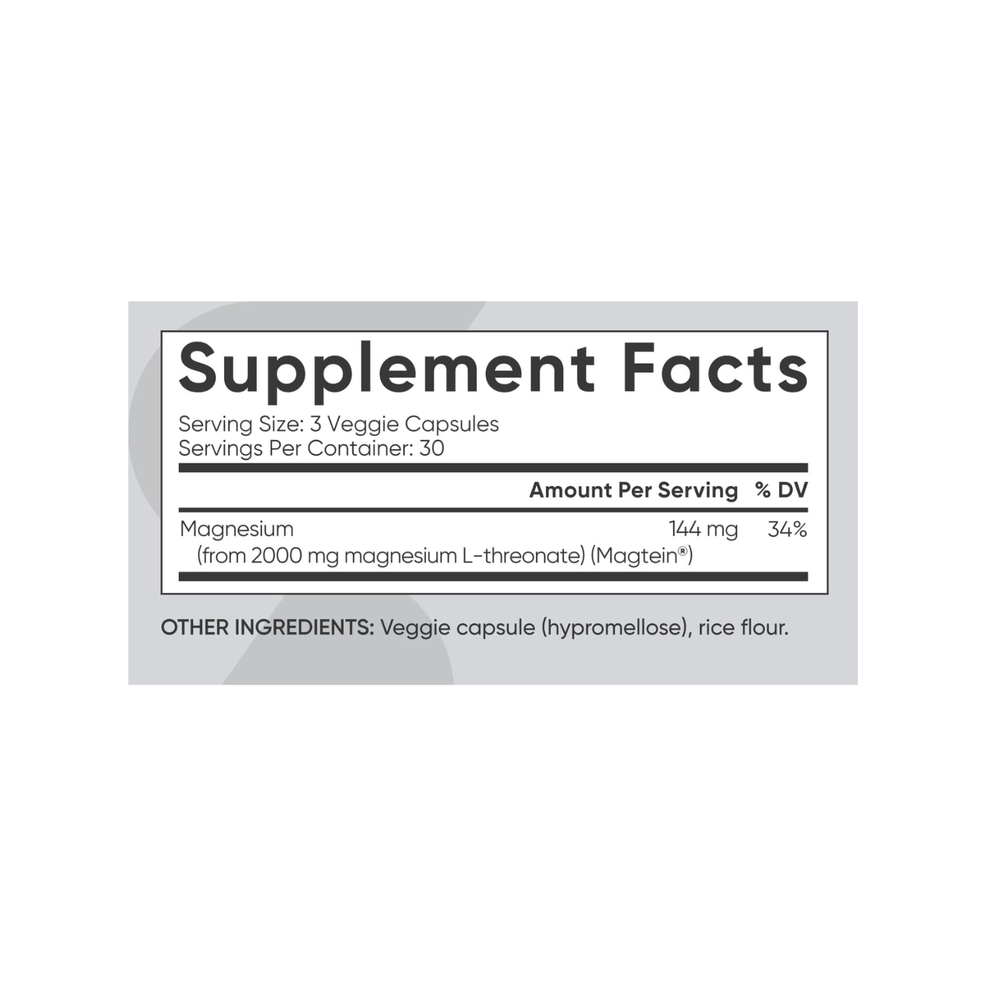 Magnesium L-Threonate 2000mg