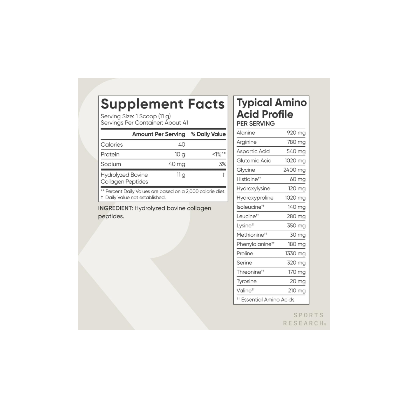 Collagen Peptides Unflavored