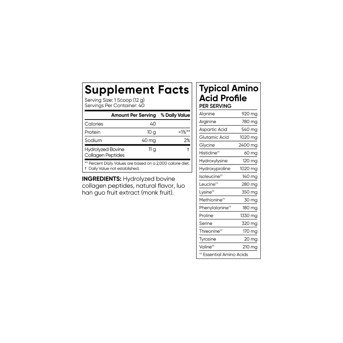 Collagen Peptides Vanilla