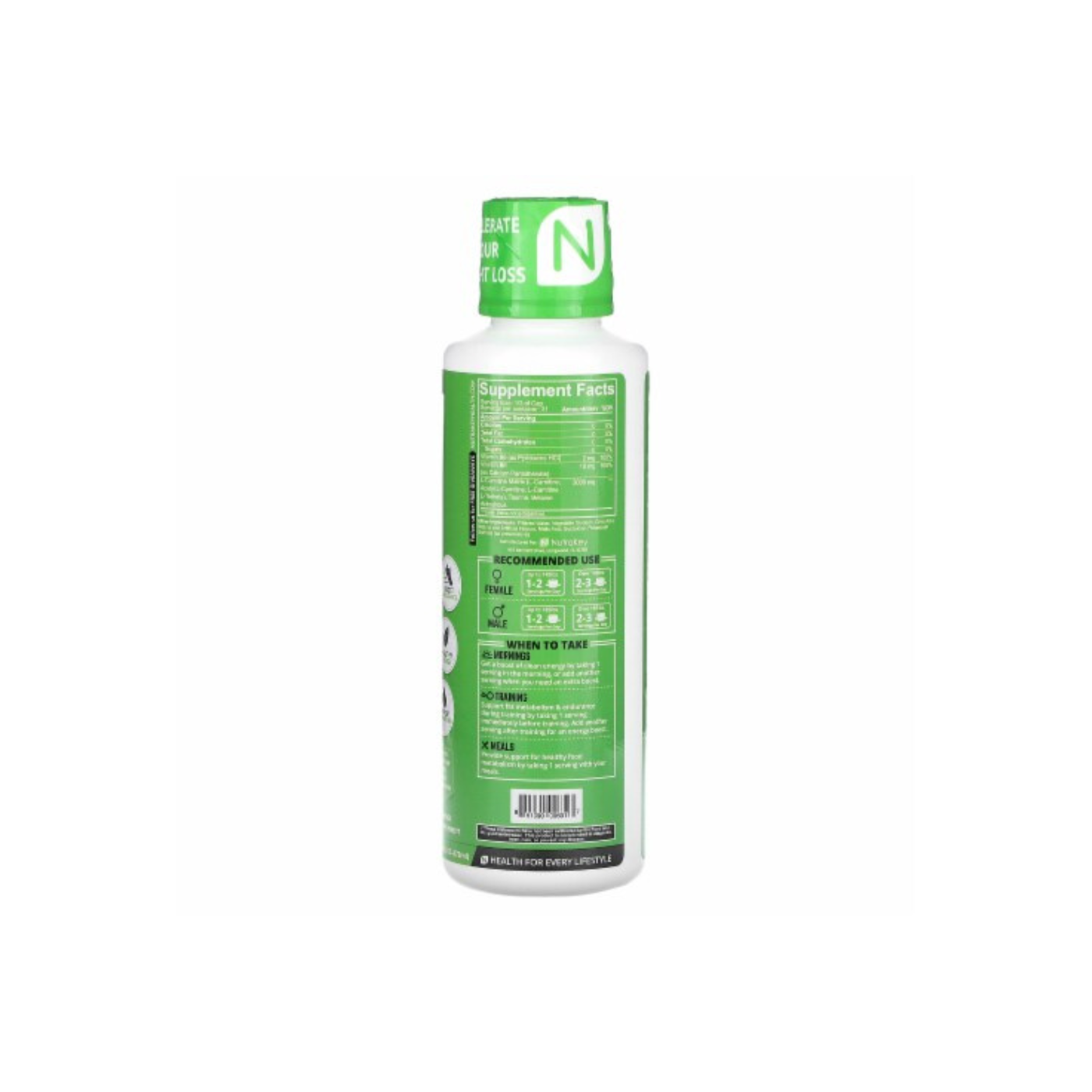 Nutrakey L-carnitine 3000 Green Apple