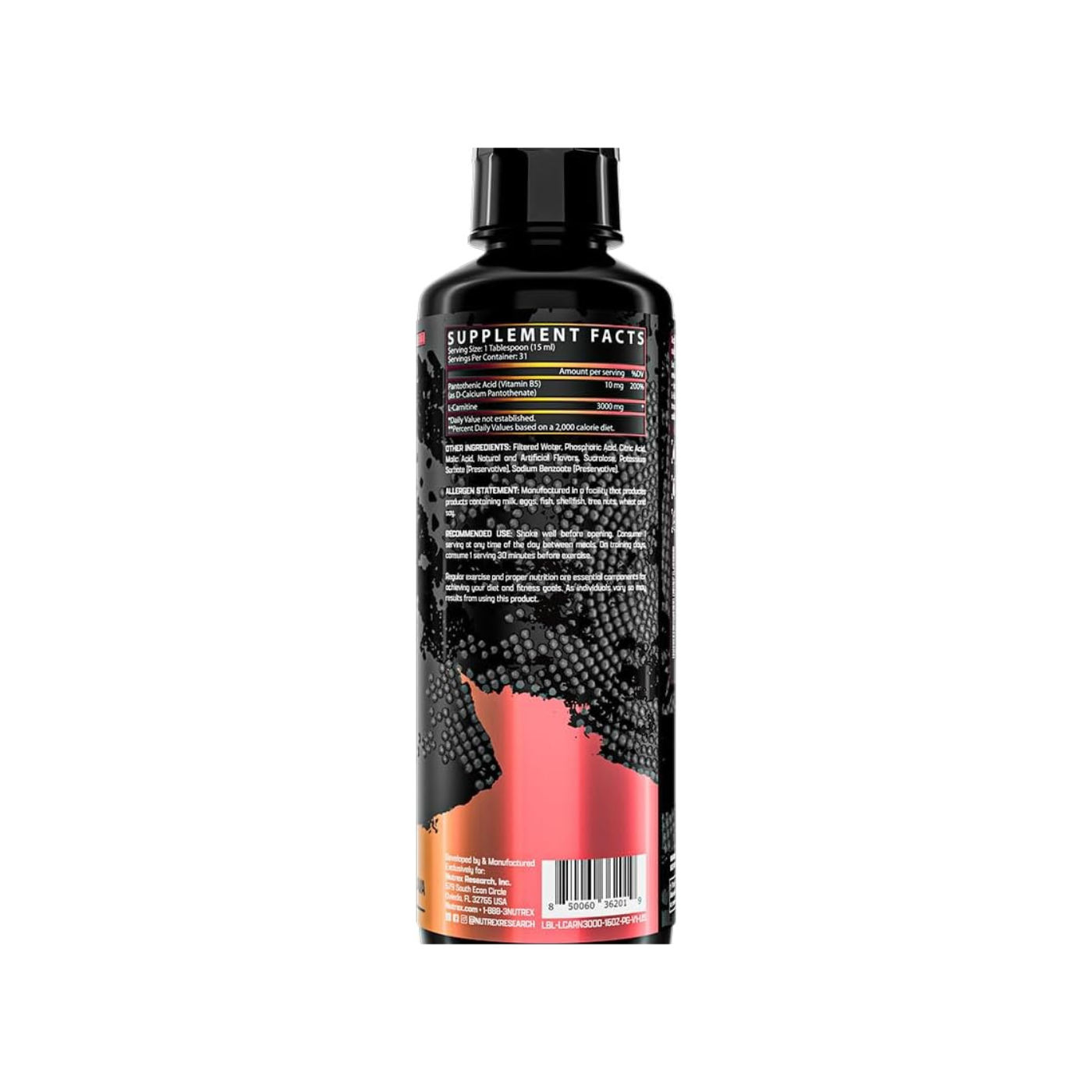 Liquid Carnitine 3000 Passionfruit Guava