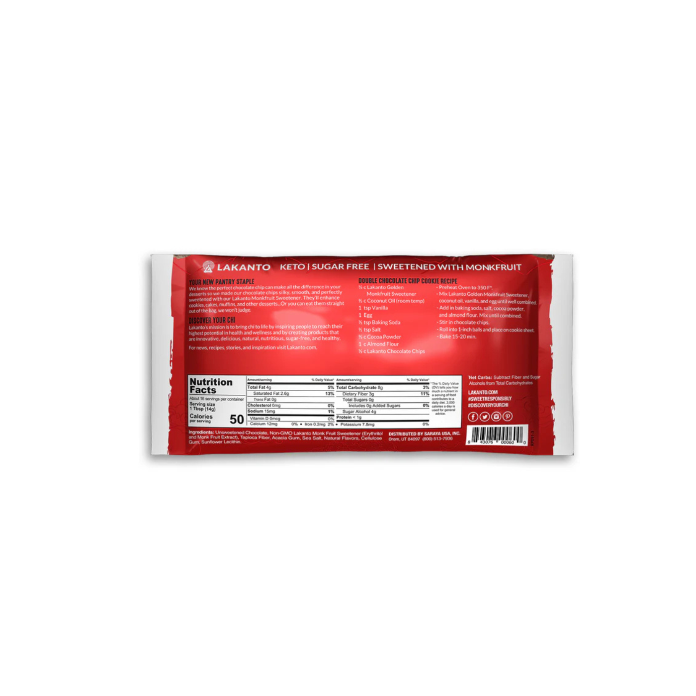 SUGAR FREE CHOCOLATE CHIPS