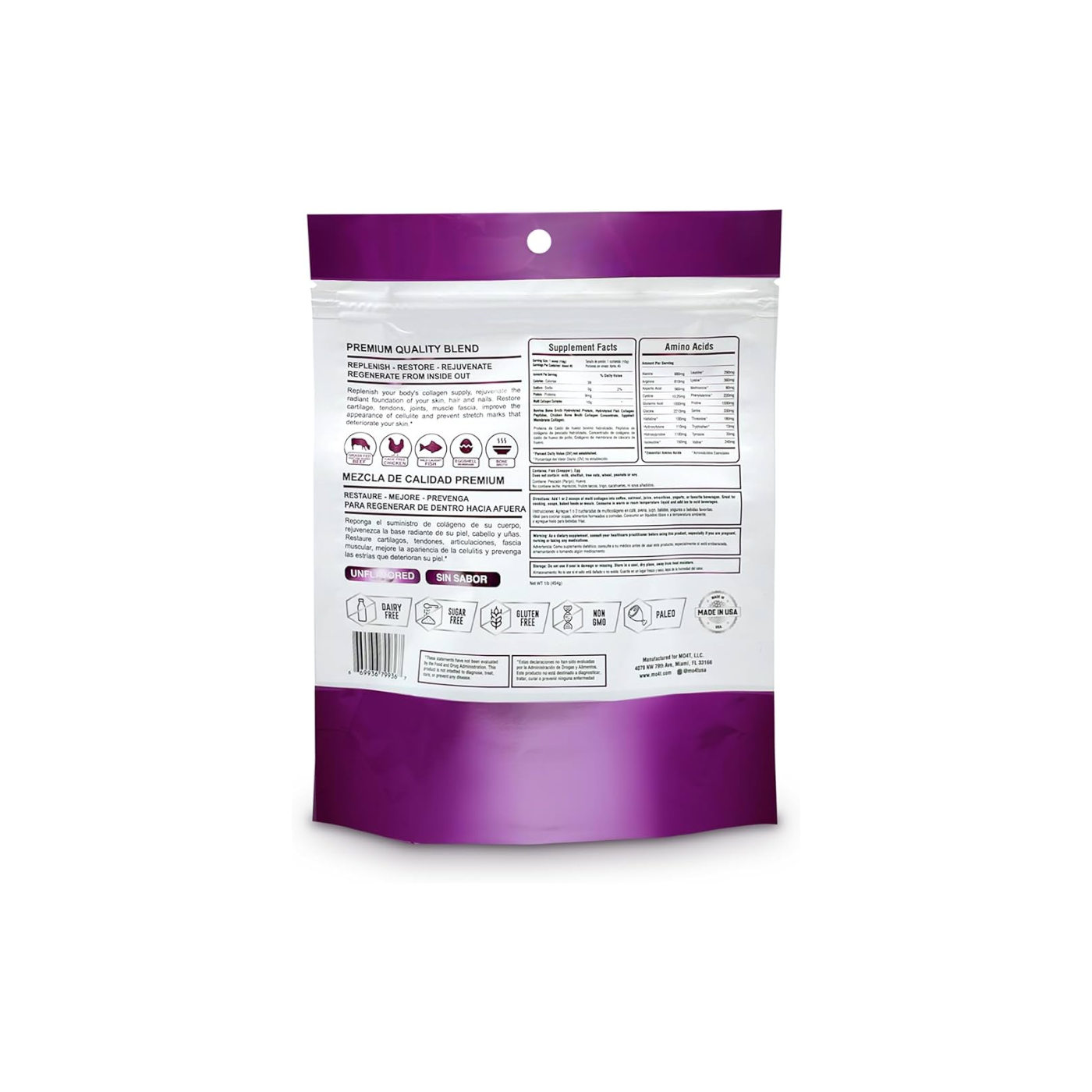 Premium Multicollagen 1 LB Pouch