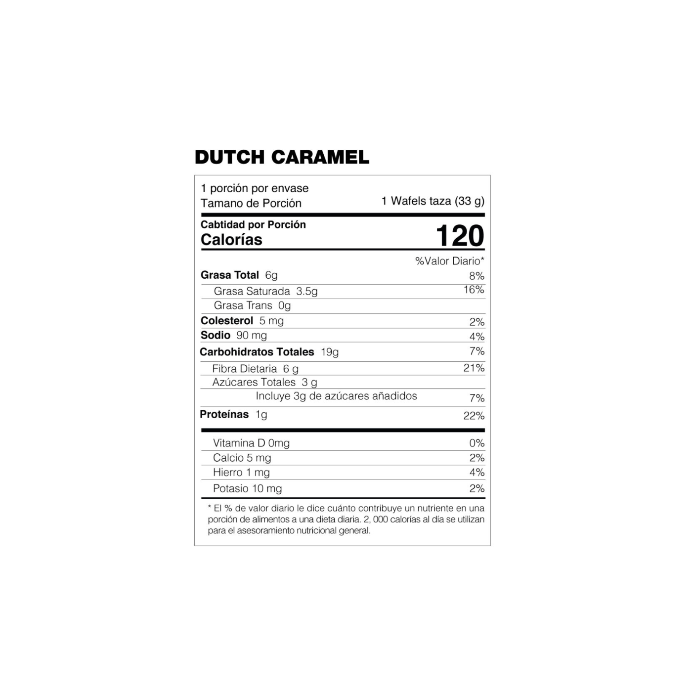 Low Sugar Wafels Dutch Caramel