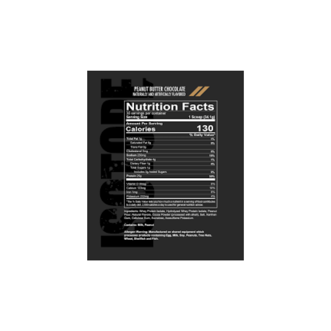 Whey Protein Isolate Chocolate 2.26 lbs