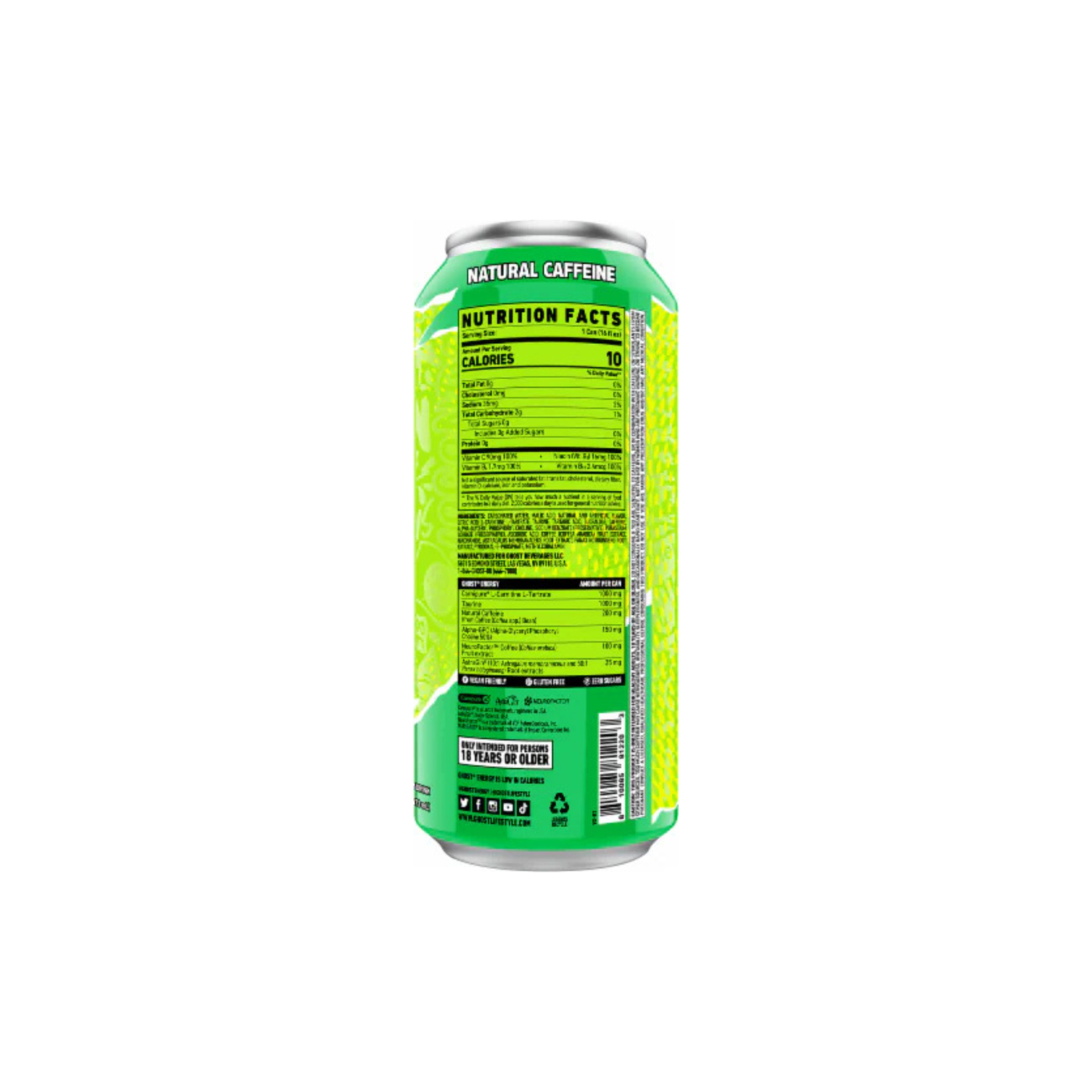 Ghost Energy Green Apple