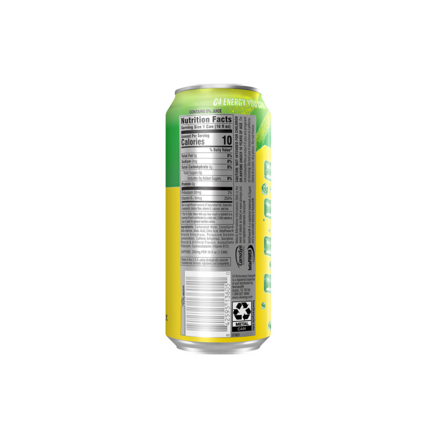 C4 Zero Sugar Sour Gummy Splash