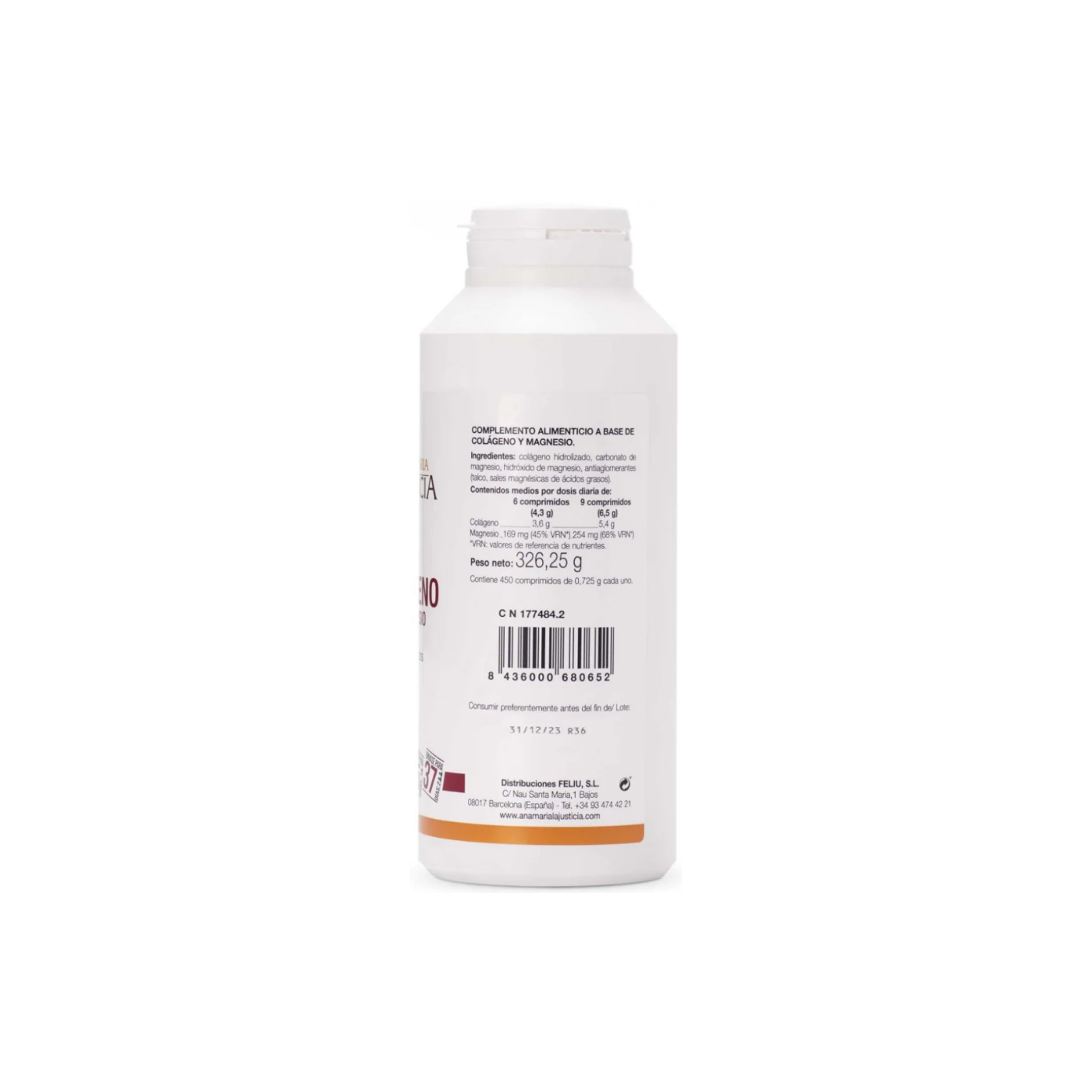 Colageno con Magnesio 450 comprimidos