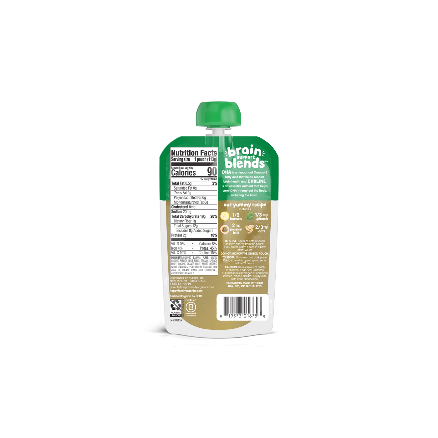 Brain Support Banana Passiofruit