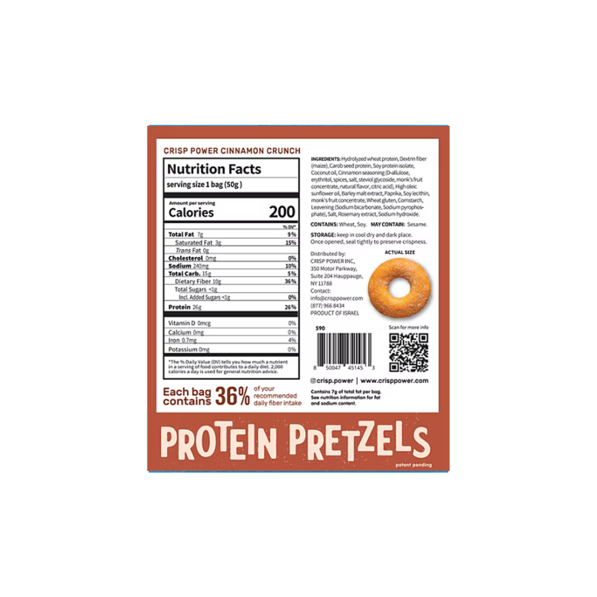 Cinnamon Pretzel Crisp Power