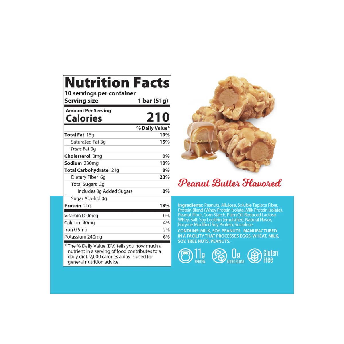 Nut Roll Bar Peanut Butter