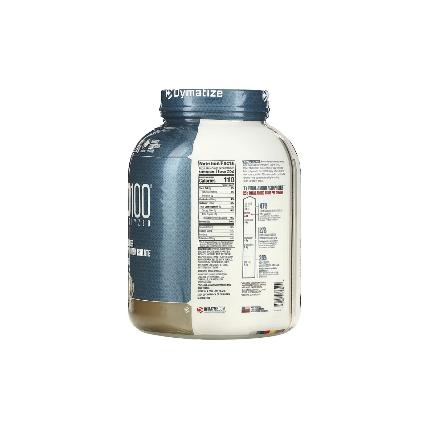 Dymatize Iso 100 - 5lbs Cookies and Cream