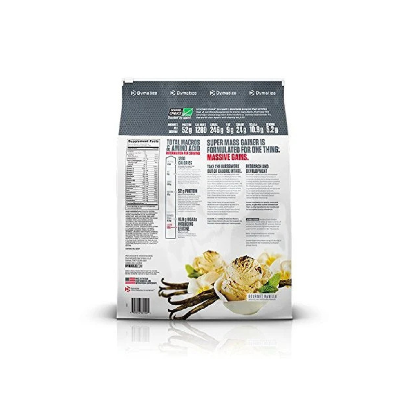 Super Mass Gainer 12LB Vanilla