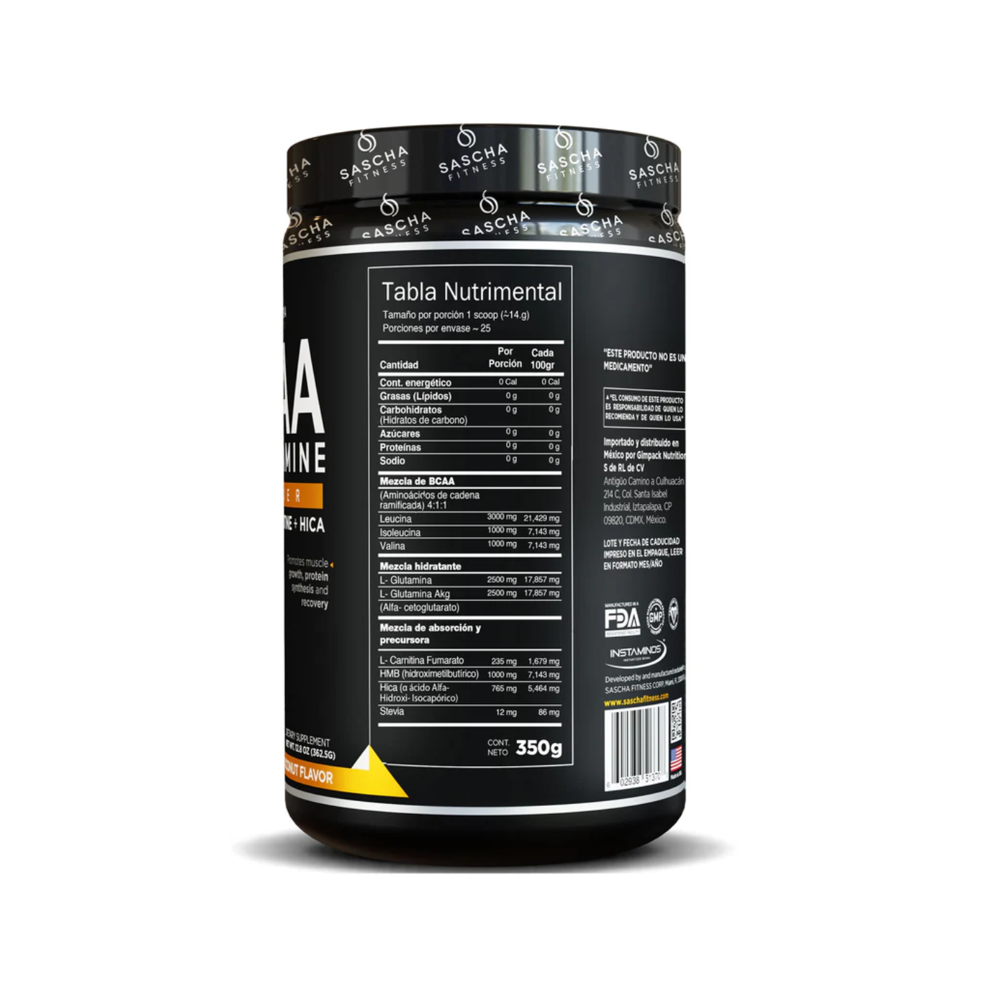 Sascha Fitness BCAA Mango Coconut