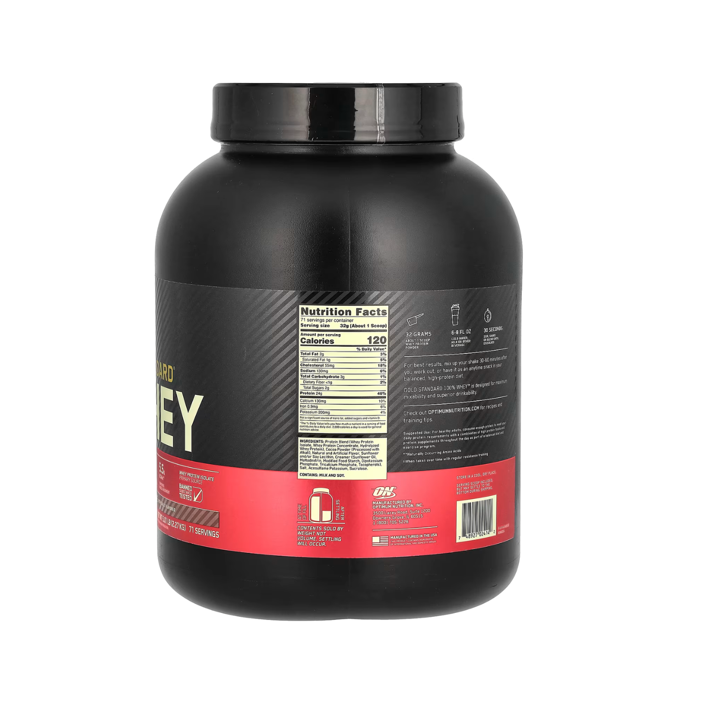 ON Whey Gold 5LB Extreme Milk Chocolate