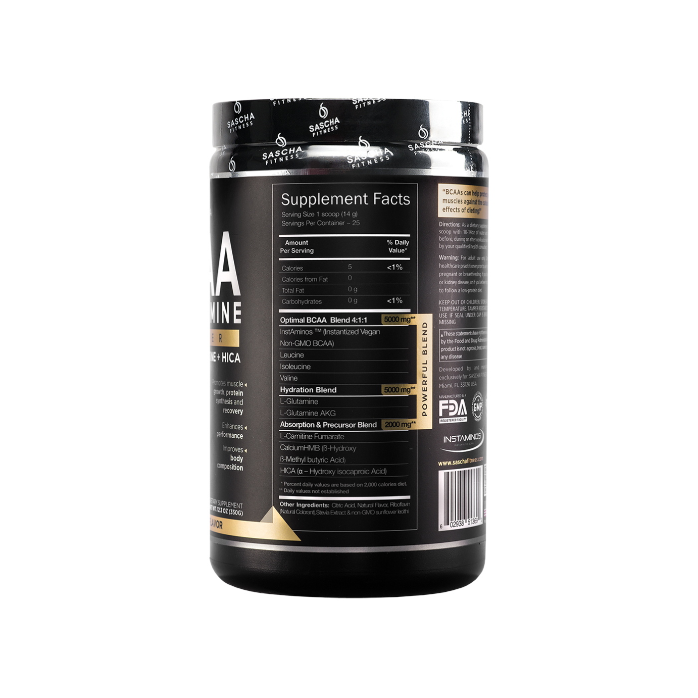 Sascha Fitness BCAA Pina Colada