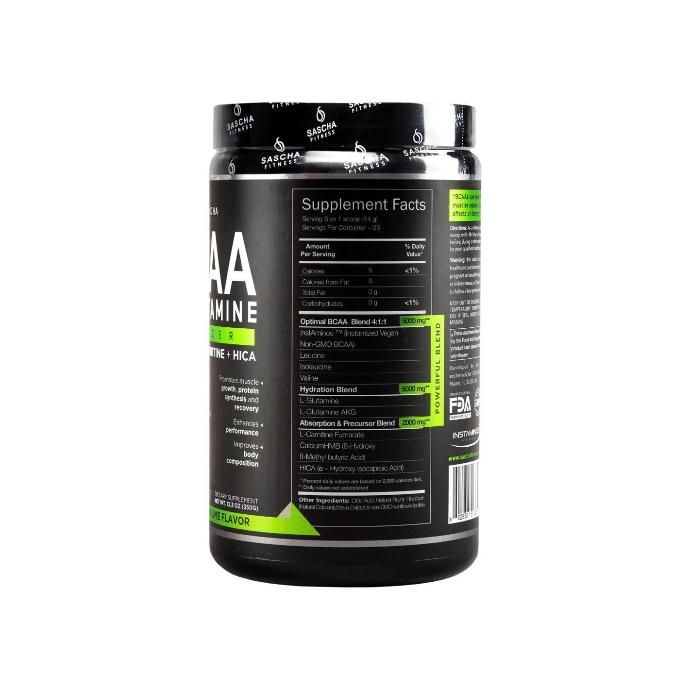 Sascha Fitness BCAA Lemon Lime