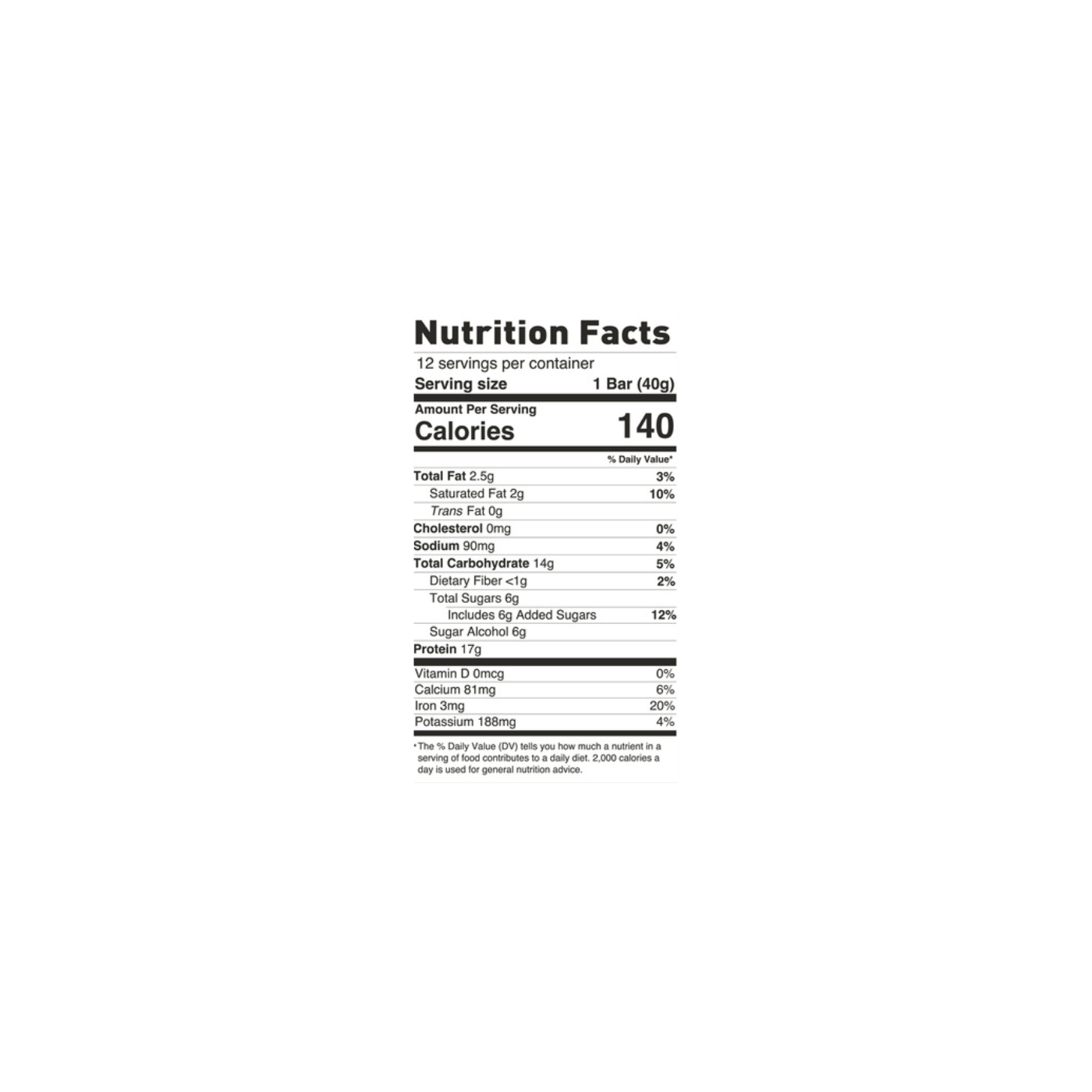 Built Puff Protein Bar Brownie Batter