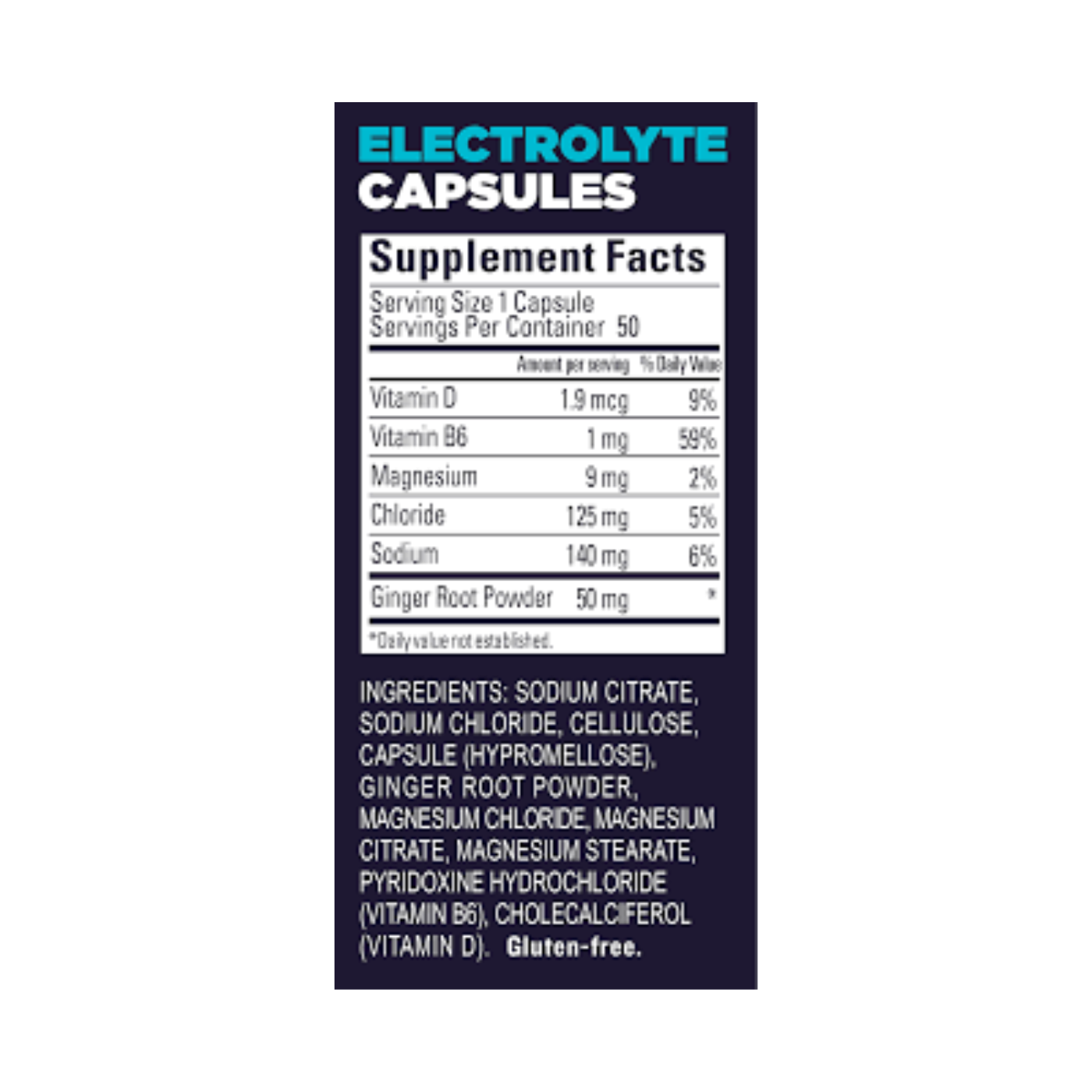 Gu Pastilla de Electrolitos 50 caps
