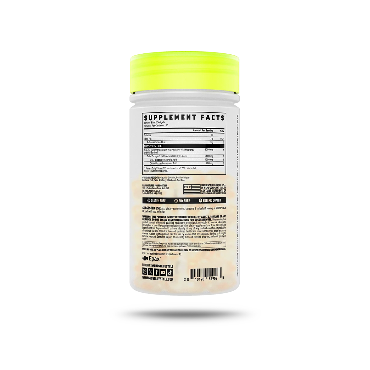 Ghost Basics Fish Oil Caps V3