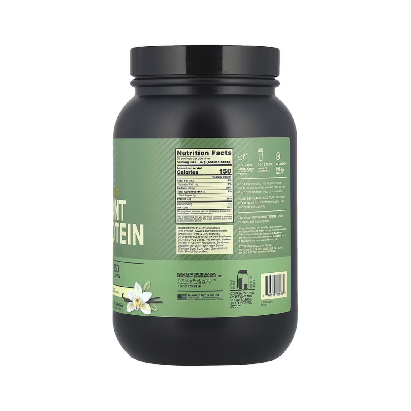 ON Plant Based Protein Vanilla 1.5 LB