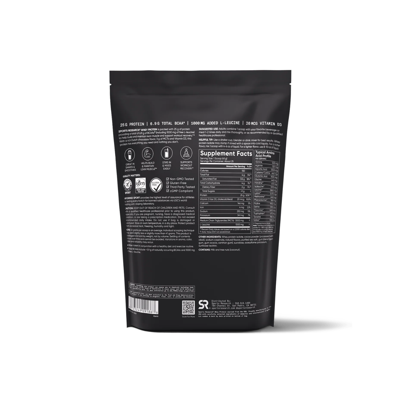 Whey Protein Isolate Chocolate 5 lb