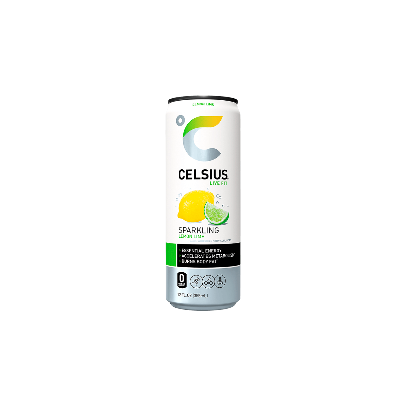 CELSIUS LEMON LIME - 355ML