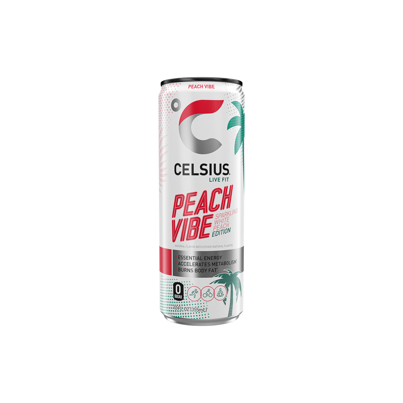 CELSIUS PEACH VIBE 355ML