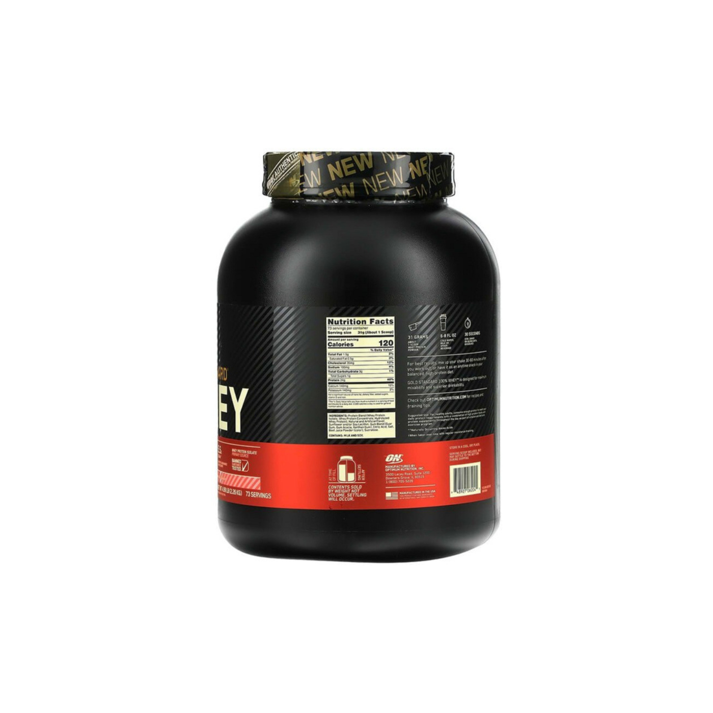 ON 100% WHEY DOUBLE RICH CHOCO 5 LB