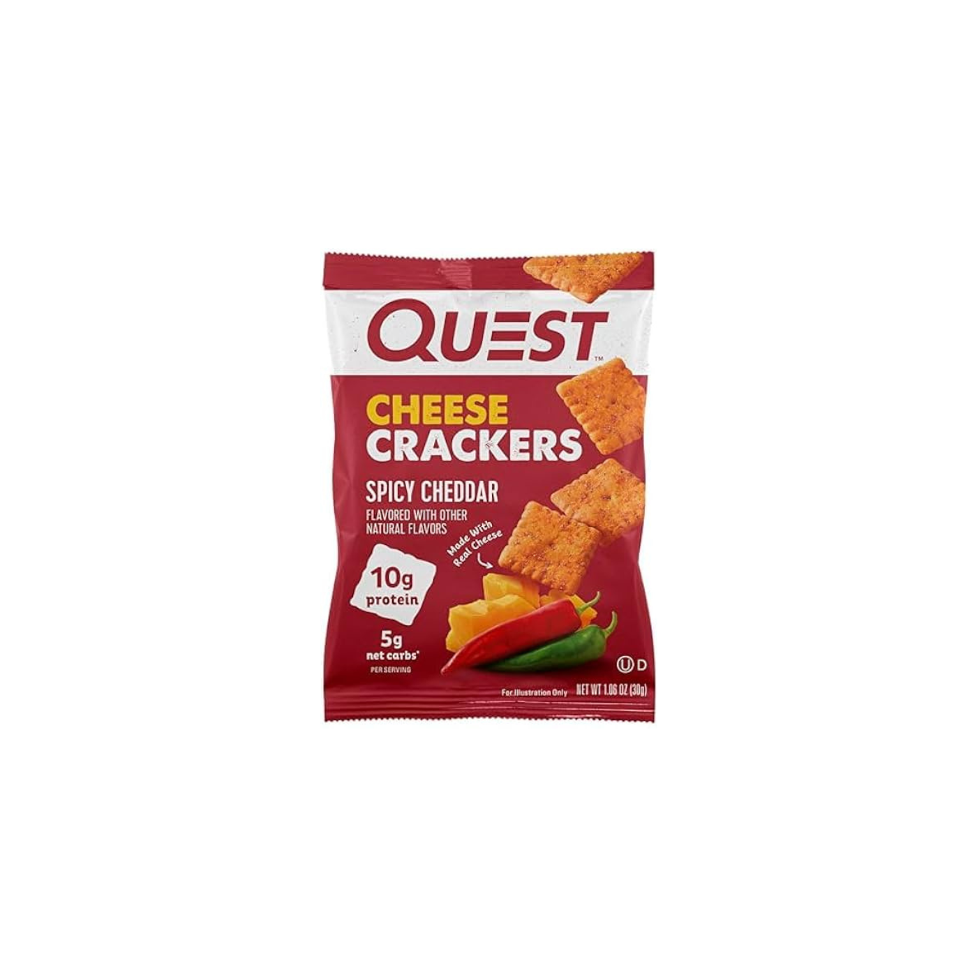 QUEST CHEESE CRACKERS SPICY