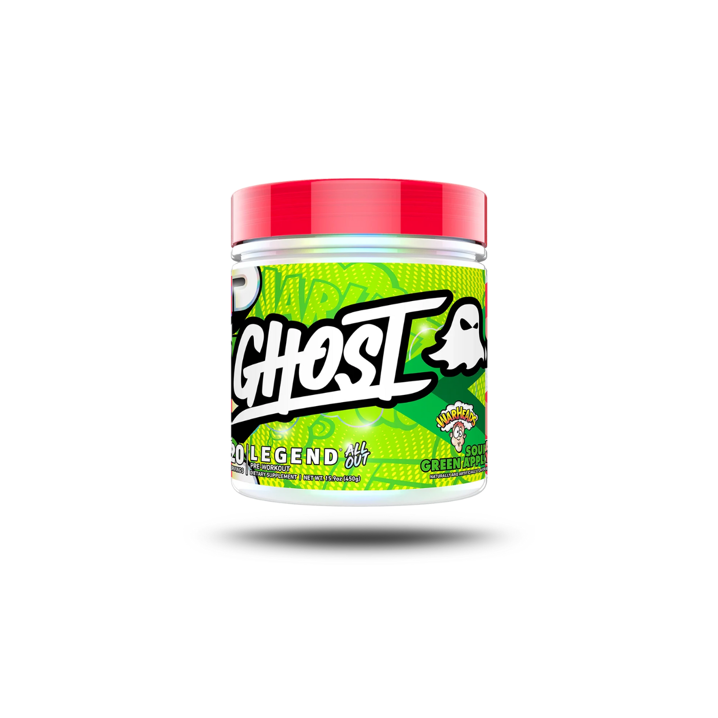 Ghost Legend All Out v2 Warheads Sour Green Apple