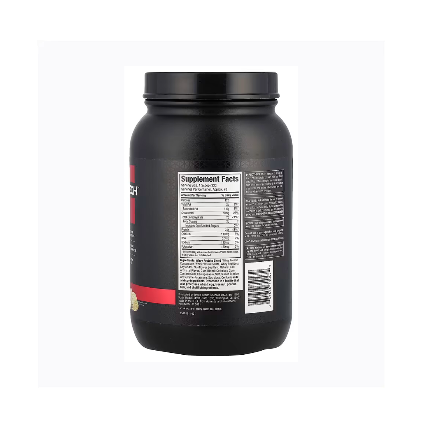 Nitro Tech 100% Whey Gold 2lbs French Vanilla Cream