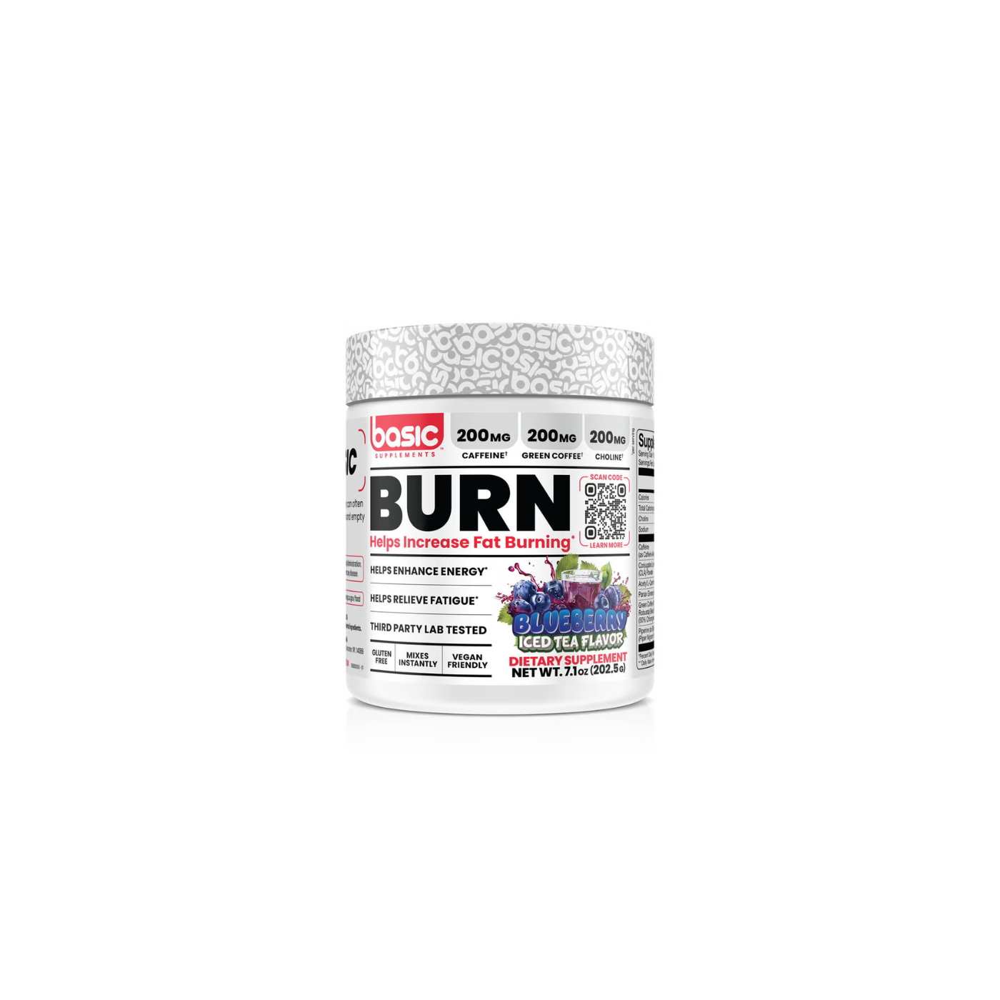Burn Blueberry Iced Tea 45 serv
