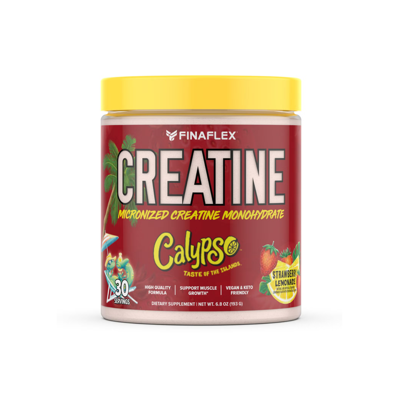 FX Pure Creatine Clypso Straw Lemonade