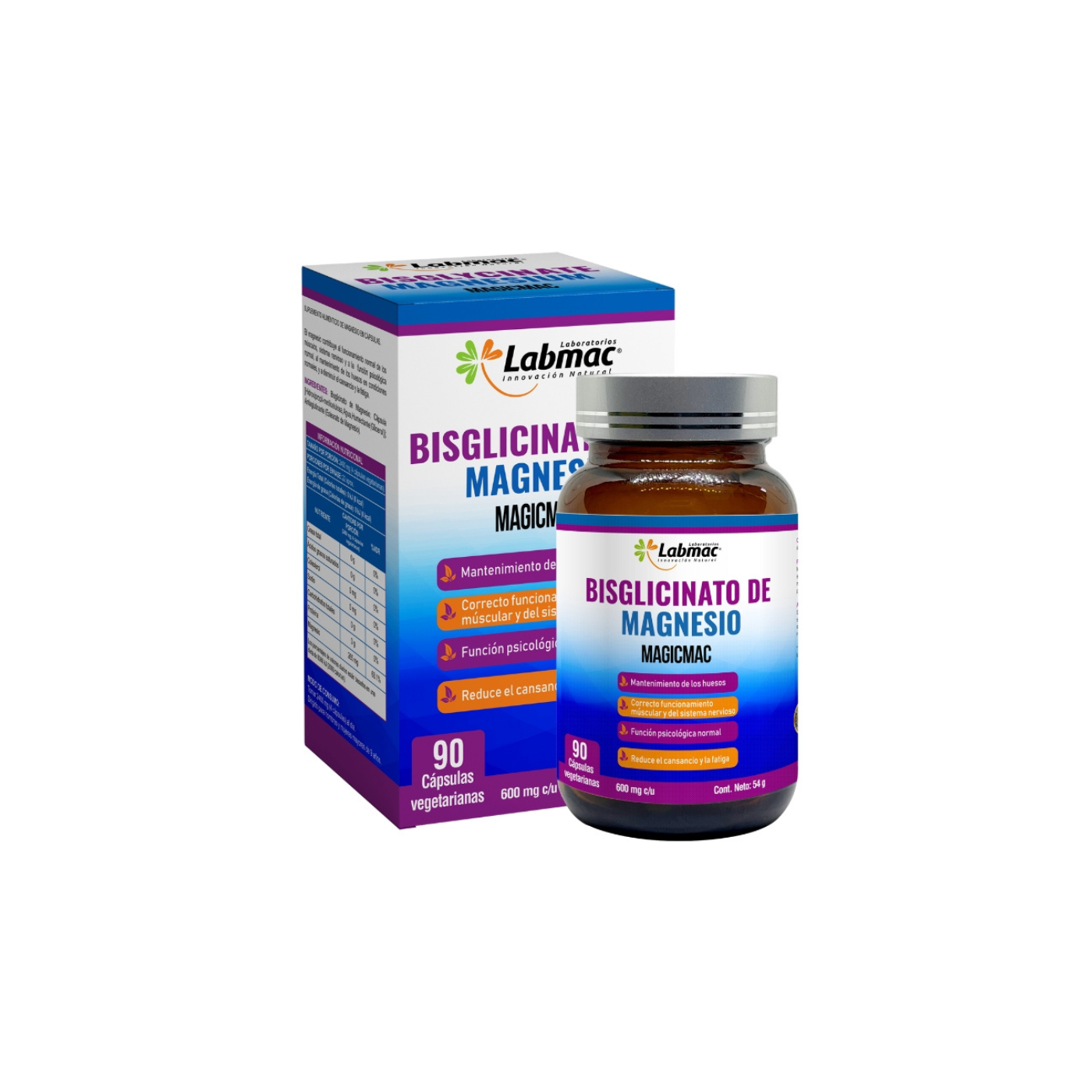 Bisglinato de Magnesio 600 Mg