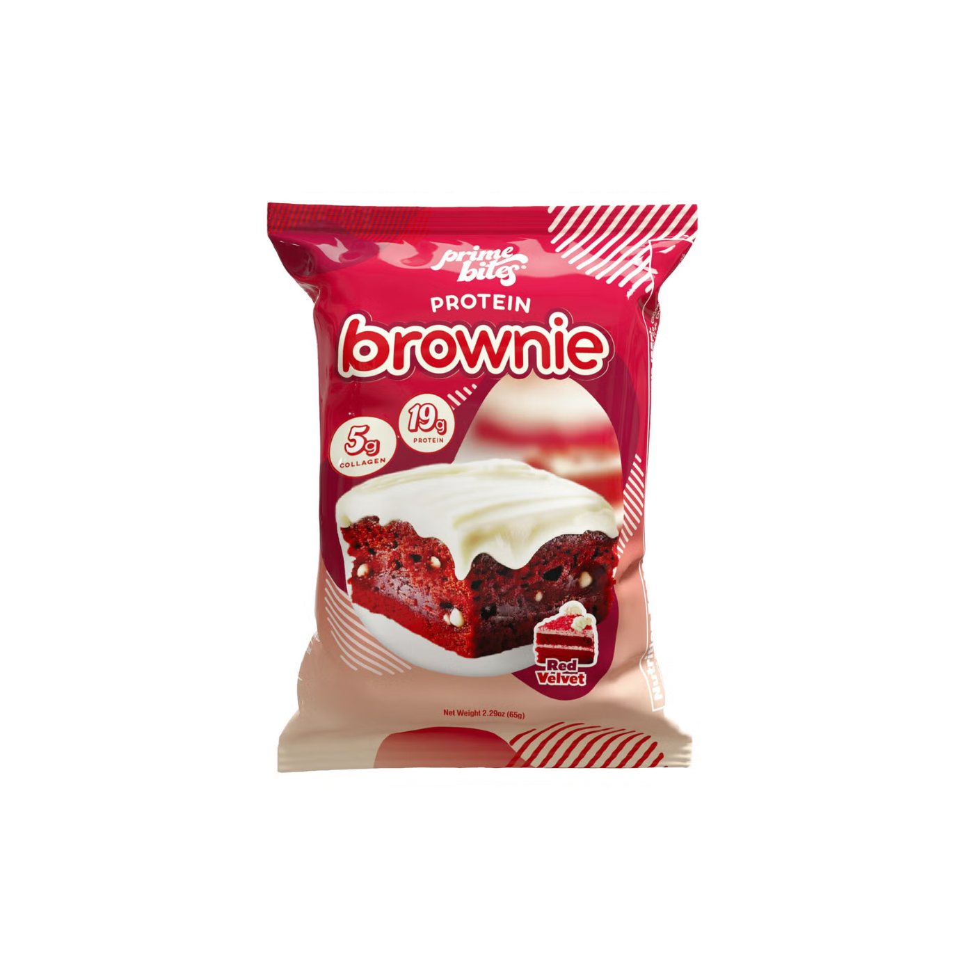 Prime Bites Red Velvet Brownie