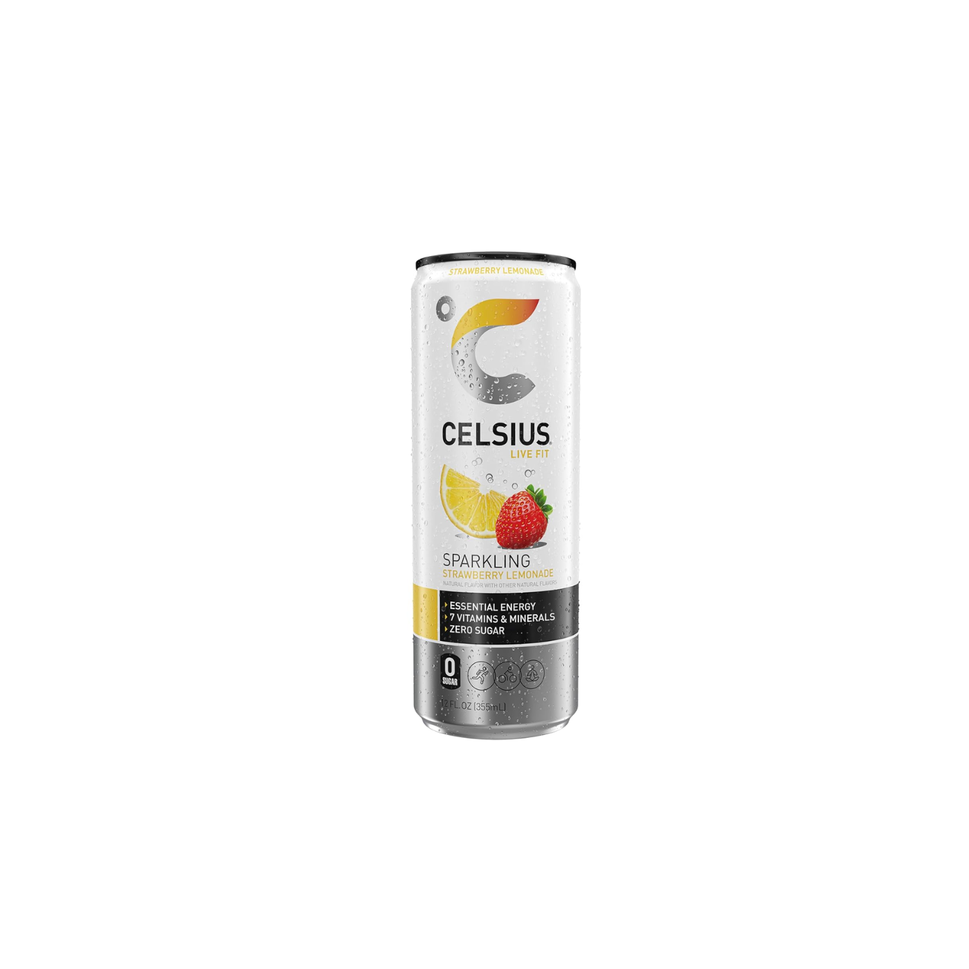 CELSIUS STRAWBERRY LEMON 355ML