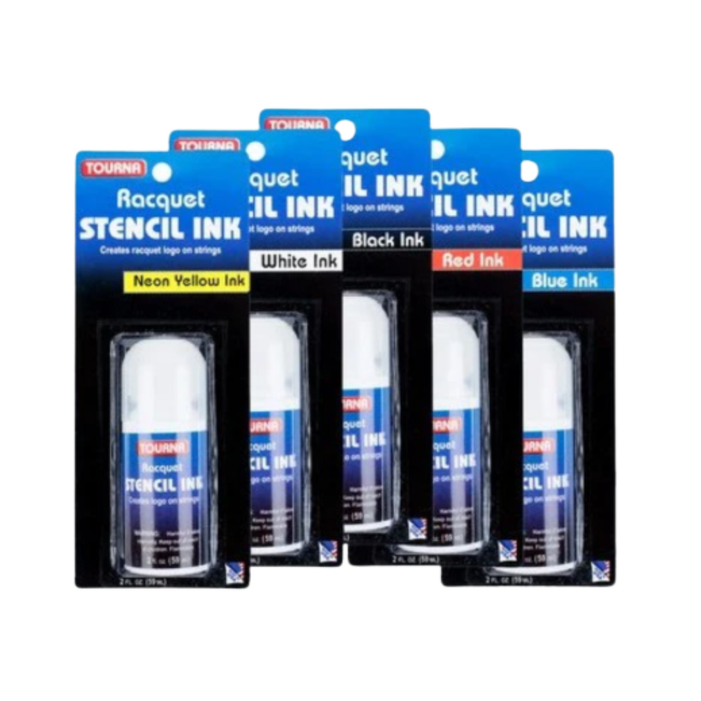 Tourna Racquet Stencil Ink