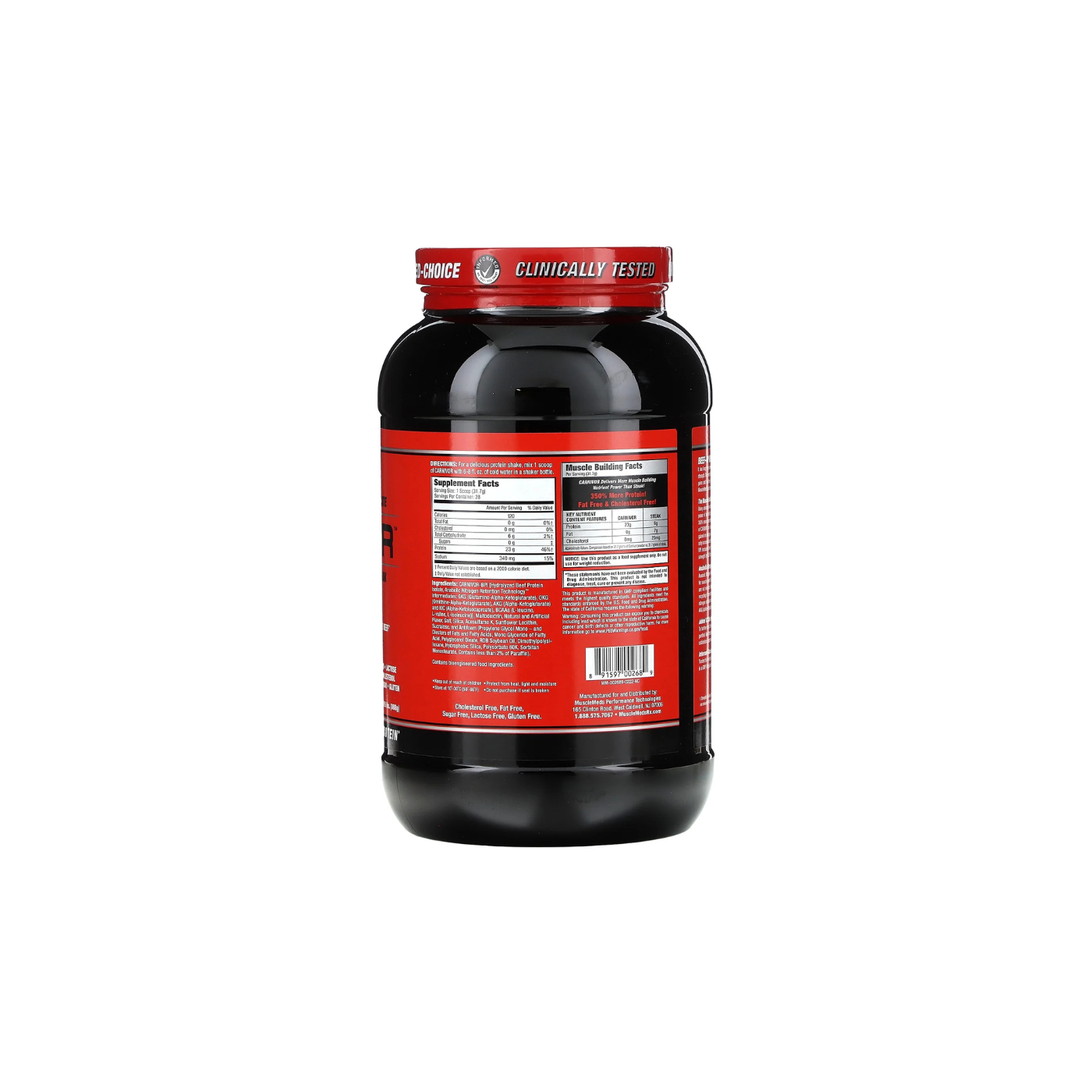 Carnivor Beef Isolate Protein 28 serv Vanilla Caramel