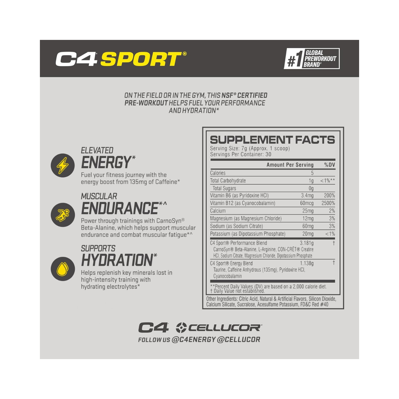 C4 Sport Fruit Punch 30 Serv