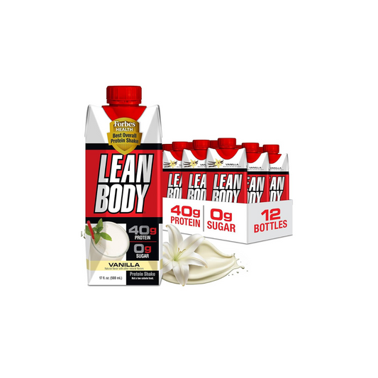 Lean Body Vanilla caja de 12 unidades