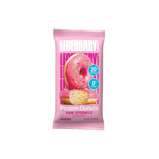 Protein Donut Pink Sprinkle