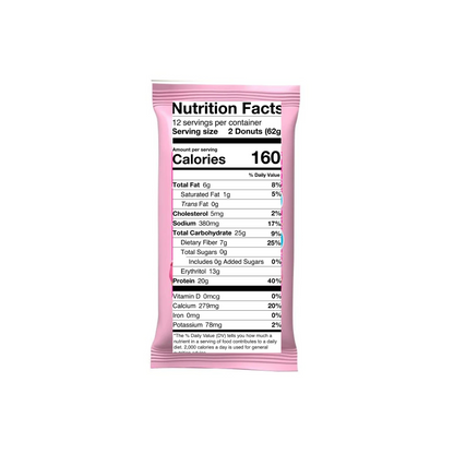 Protein Donut Pink Sprinkle