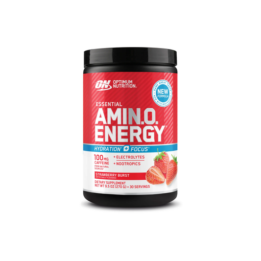 On Amino Energy +Electrolytes Strawberry Burst 30 serv