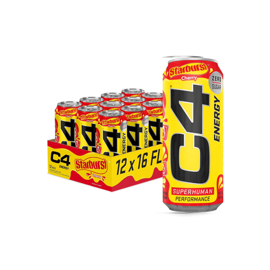Caja de C4 Zero Sugar Starburst Cherry