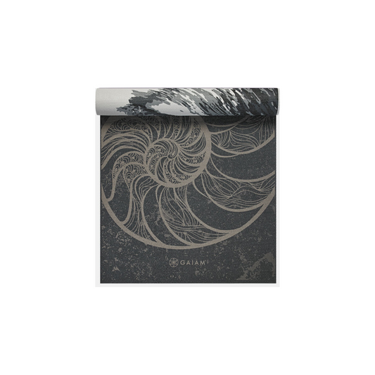 6MM Printed Yoga Mat Spiral Motion